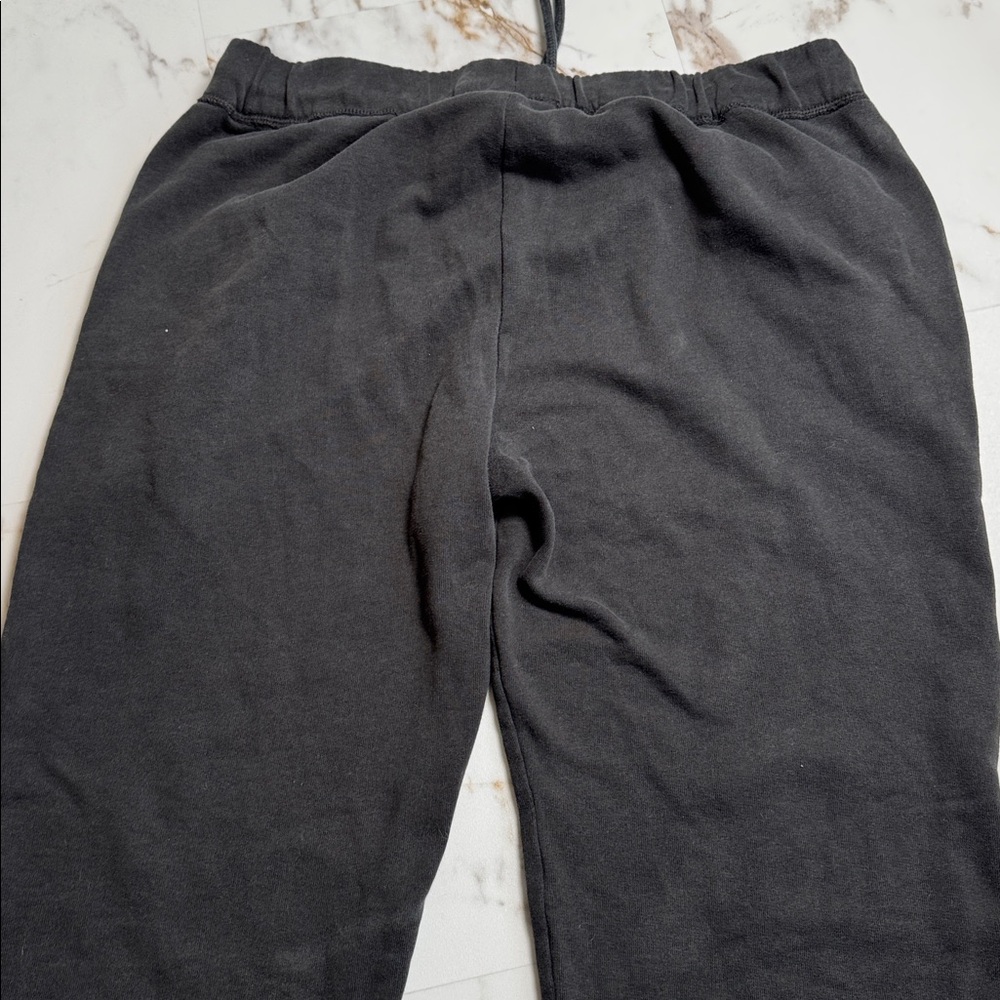 Hollister Y2K Spellout Straight Wide Leg Sweatpants Sz M Distressed Lounge - Picture 8 of 9